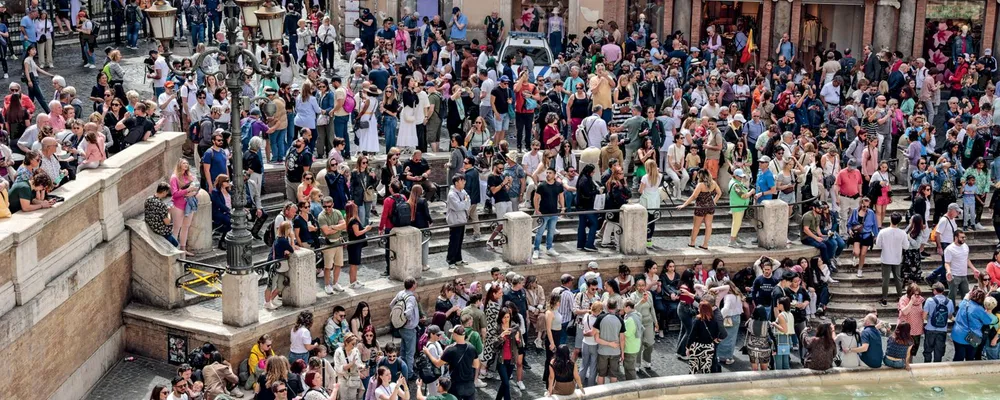 Fontana di Trevi a Roma