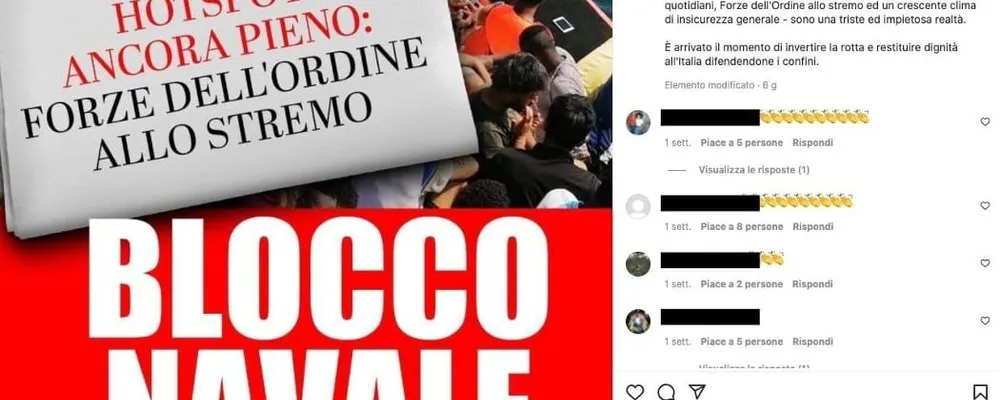 È tutta colpa degli immigrati”: il ritorno del tormentone della destra sui  social