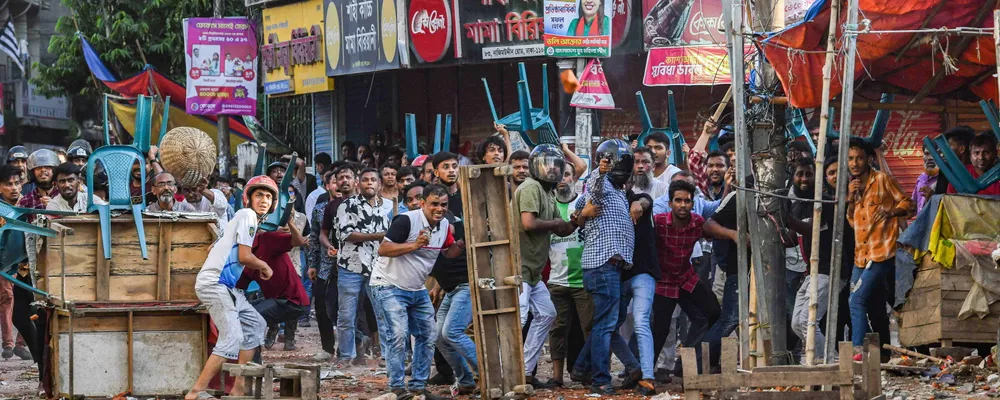 proteste in Banglades