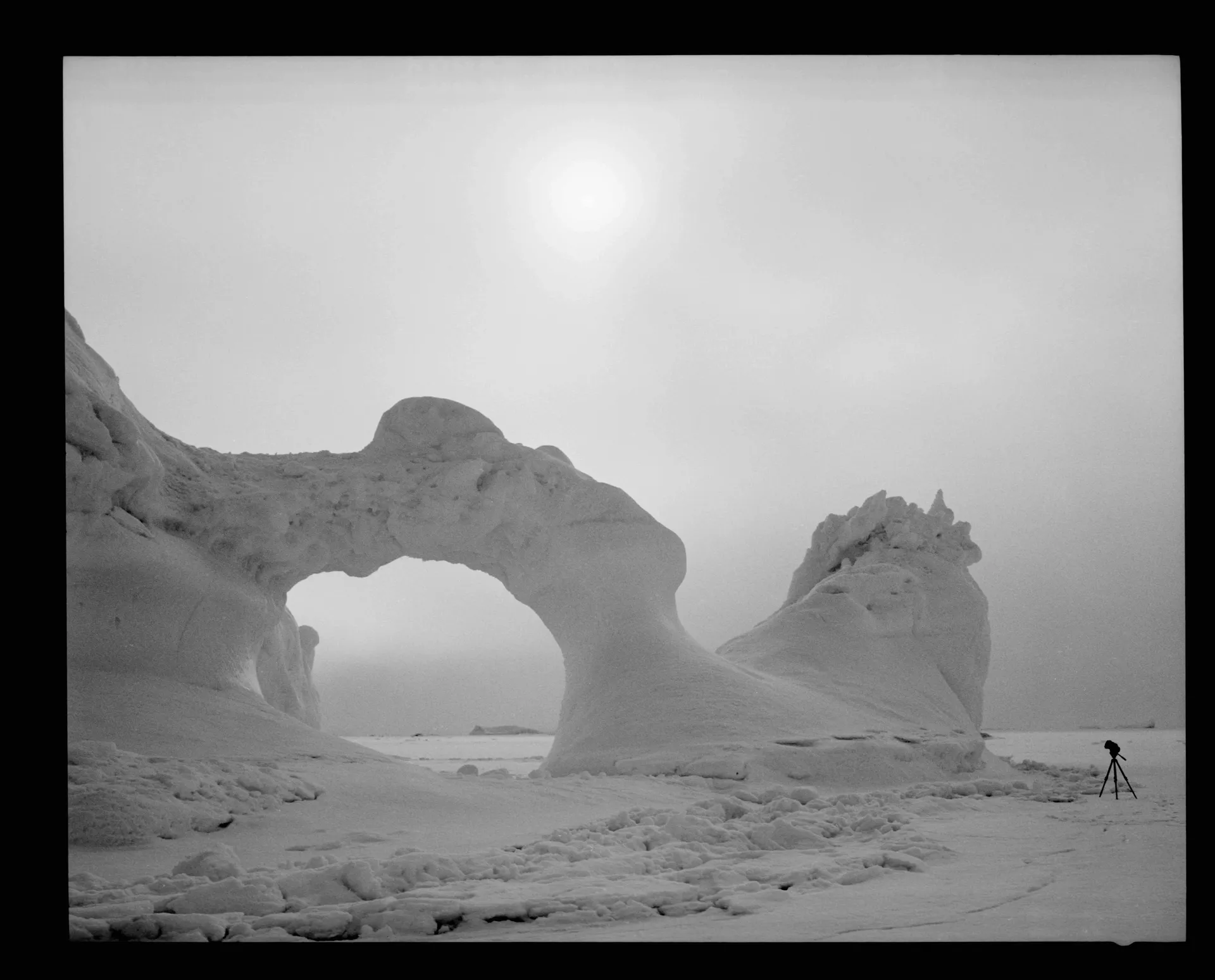 Una foto di Paolo Solari Bozzi dalla mostra "Luce e silenzio. La Groenlandia" alla Galleria Still a Milano 