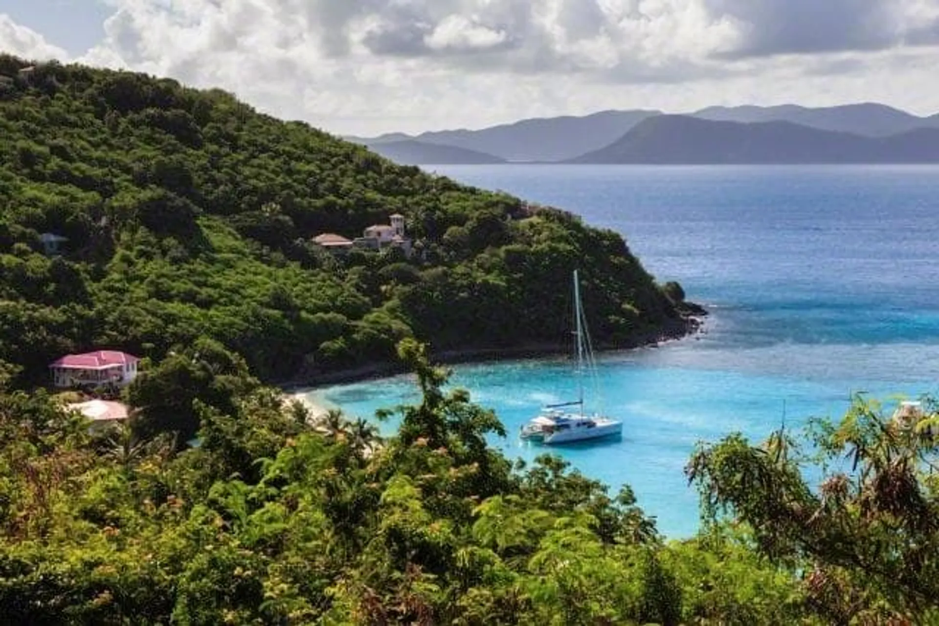 Scorcio delle British Virgin islands