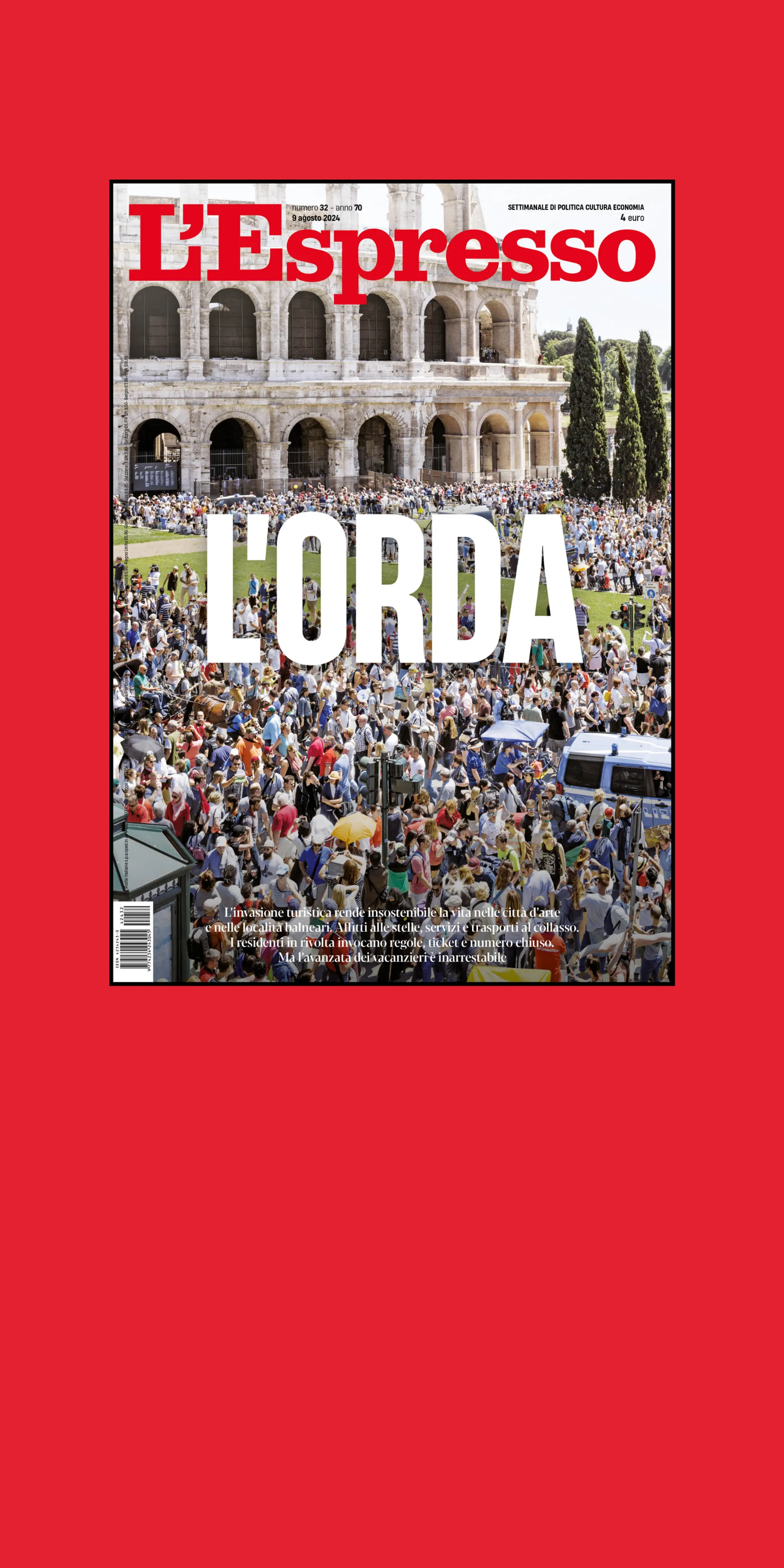 L’orda, L’Espresso in edicola