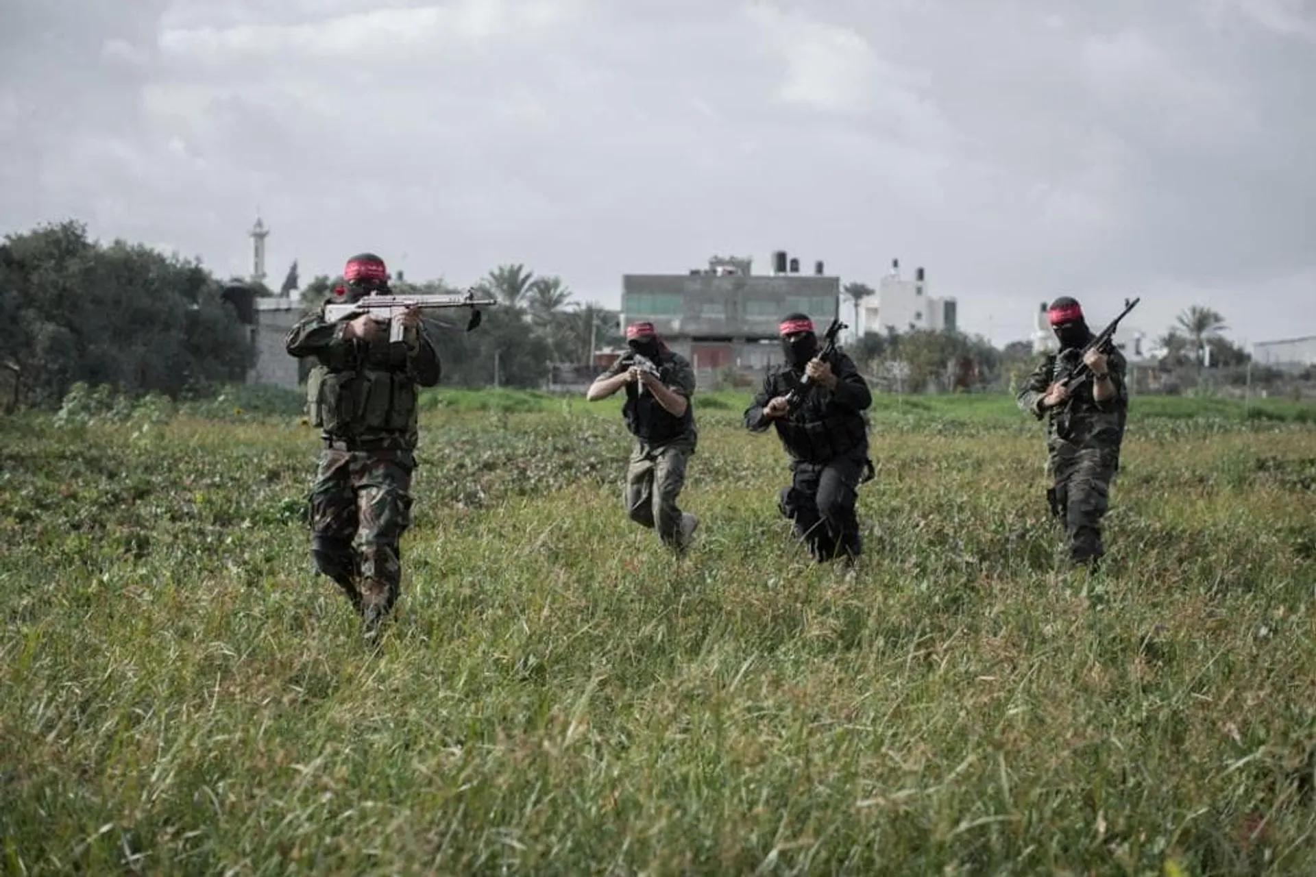 MIlitanti del Fronte per la liberazione della Palestina. Foto: Dylan Collins