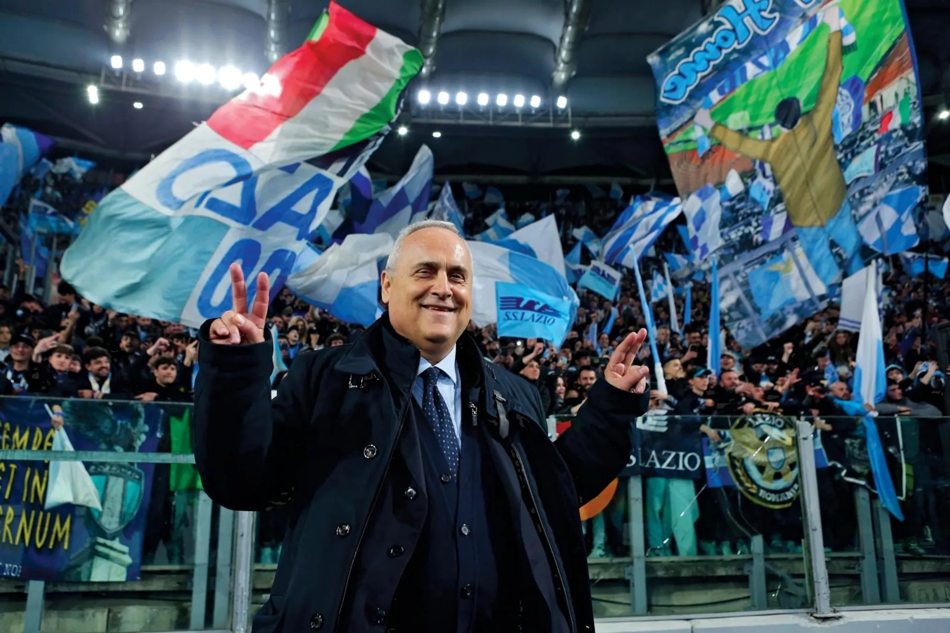 Claudio Lotito, presidente della Lazio, è senatore di Forza Italia