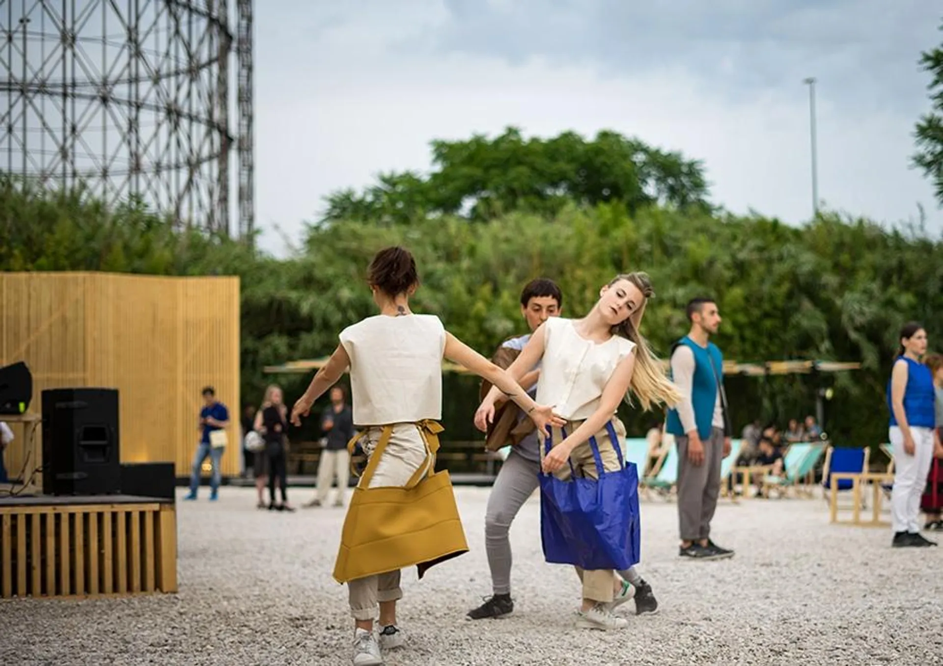 Uno spettacolo del festival Dominio Pubblico a Roma