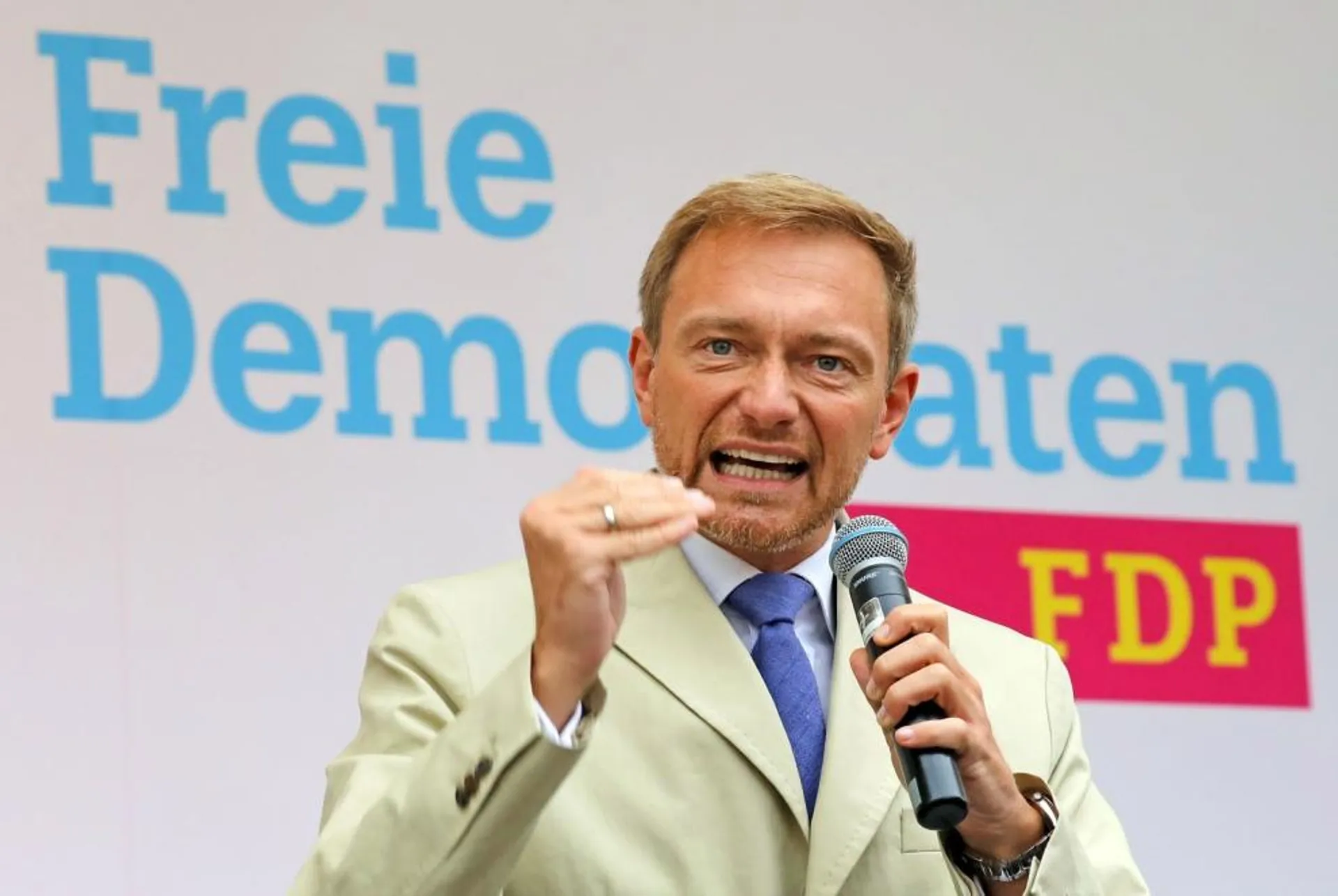 Christian Lindner, leader del Fdp, Partito Liberal-democratico tedesco