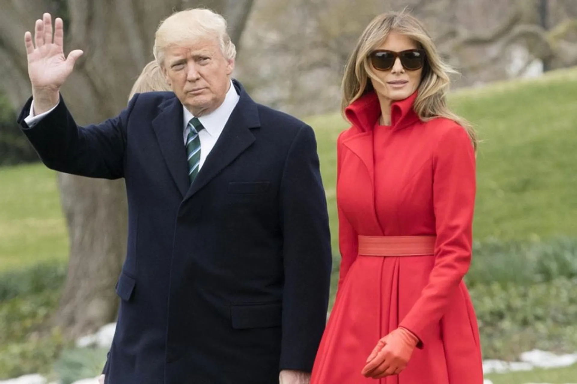 Donald Trump e la moglie Melania