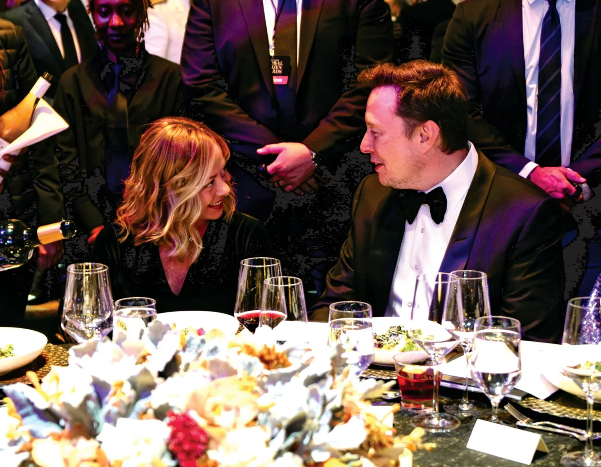 Giorgia Meloni a cena con Elon Musk  dopo il premio "Global Citizen" assegnato alla premier