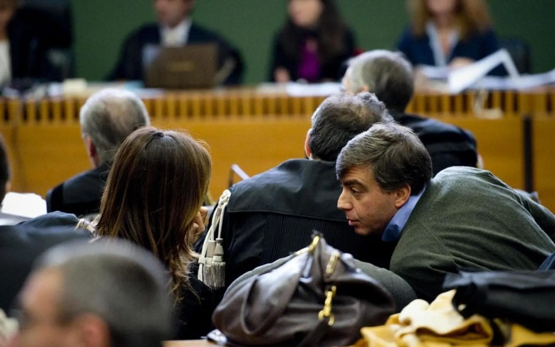 Valter Lavitola in tribunale a Napoli nel 2014