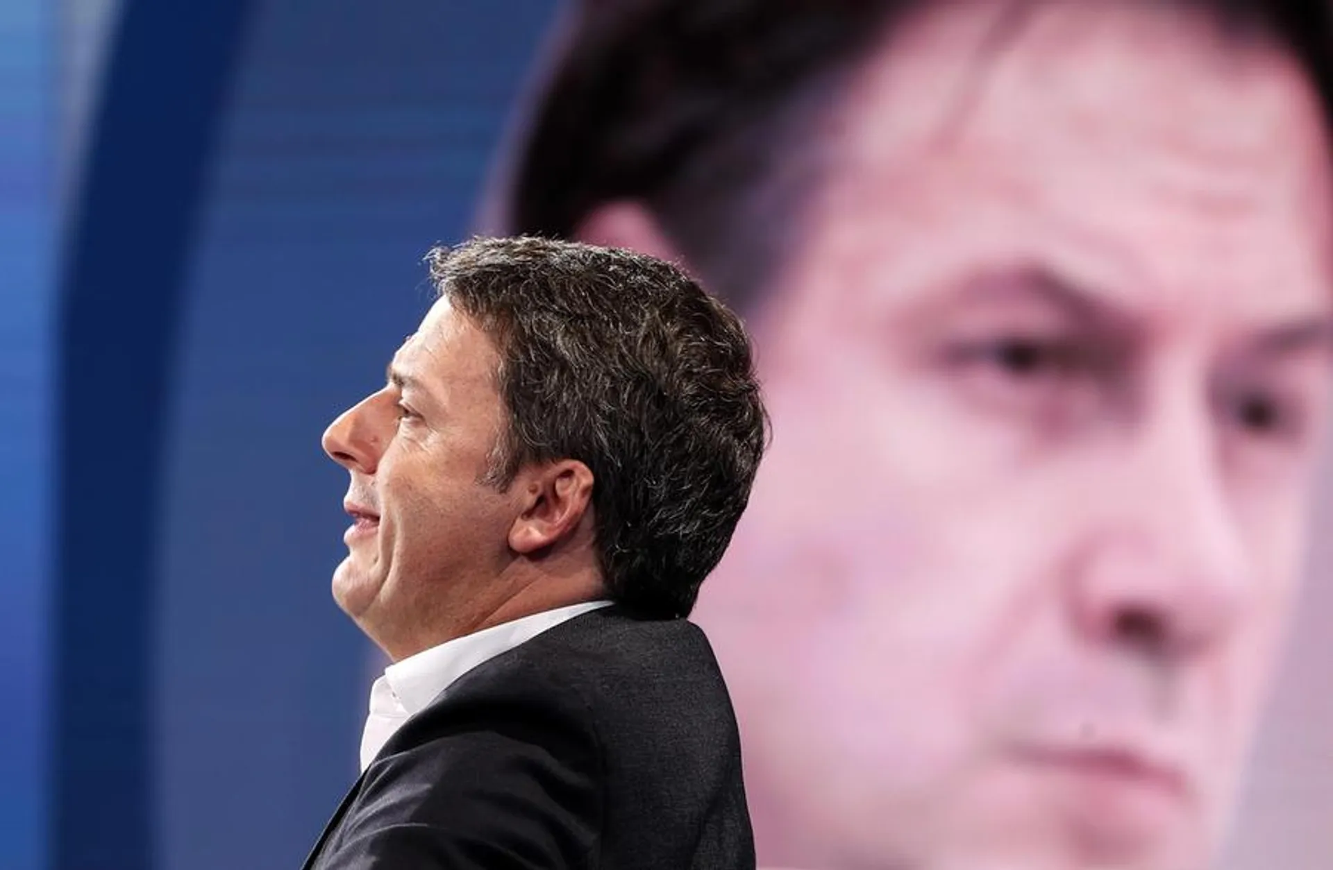 Leader of Italian party "Italia Viva", Matteo Renzi, attends the Raiuno Italian program "Porta a porta" conducted by Italian journalist Bruno Vespa, Rome, Italy, 19 November 2019. 
ANSA/RICCARDO ANTIMIANI