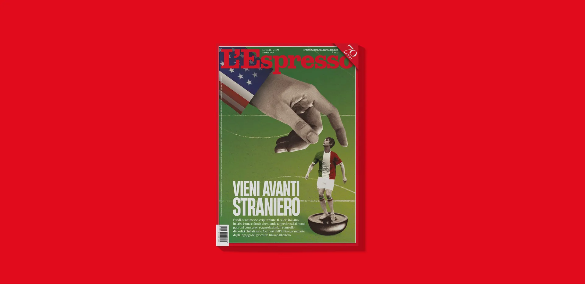 La copertina del decimo numero: "Vieni avanti, straniero".