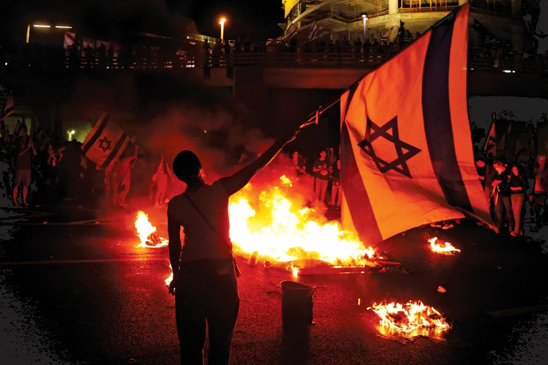 Manifestazione di protesta a Tel Aviv contro Netanyahu