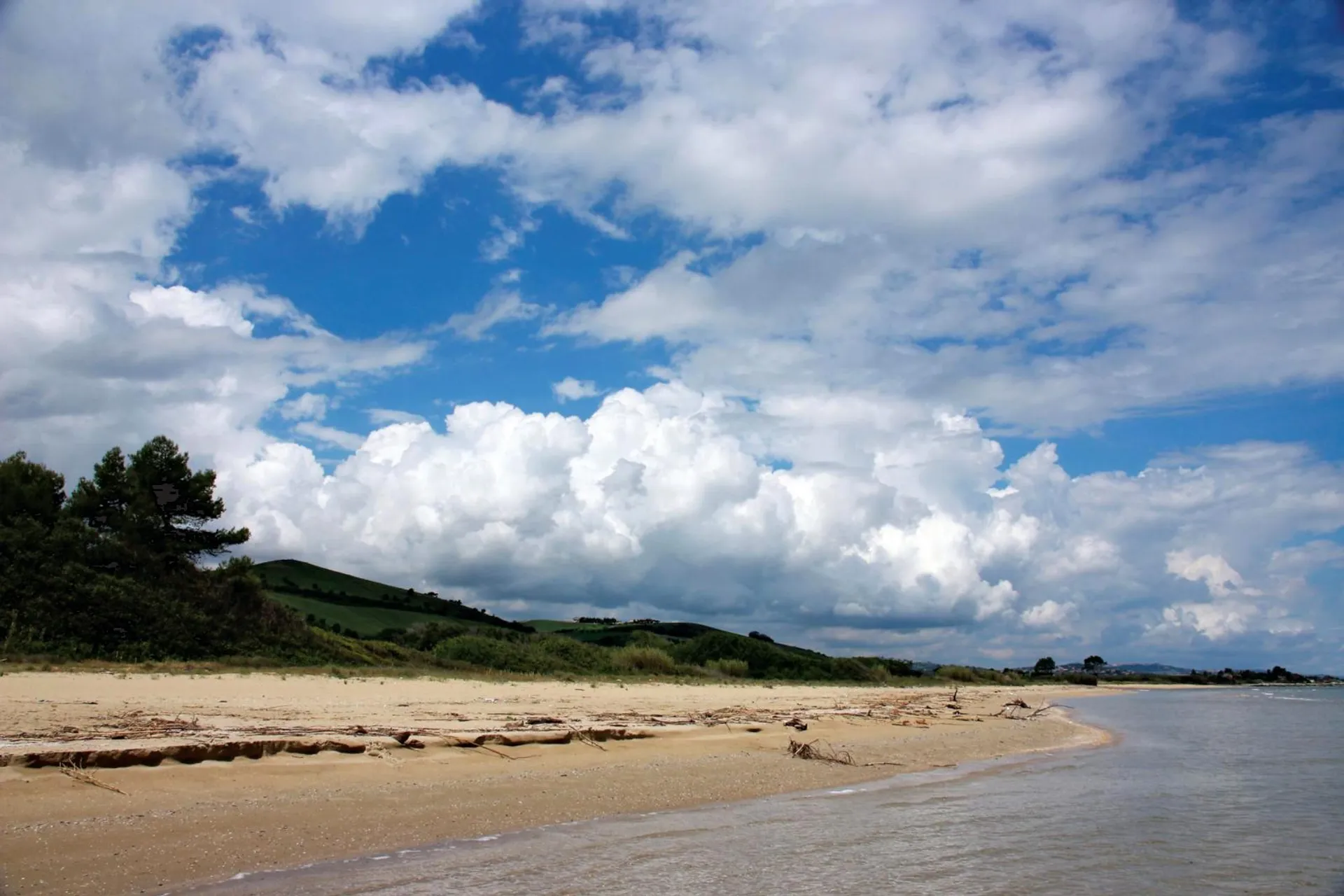 La Riserva naturale del Borsacchio a Roseto degli Abruzzi, vicino a Teramo