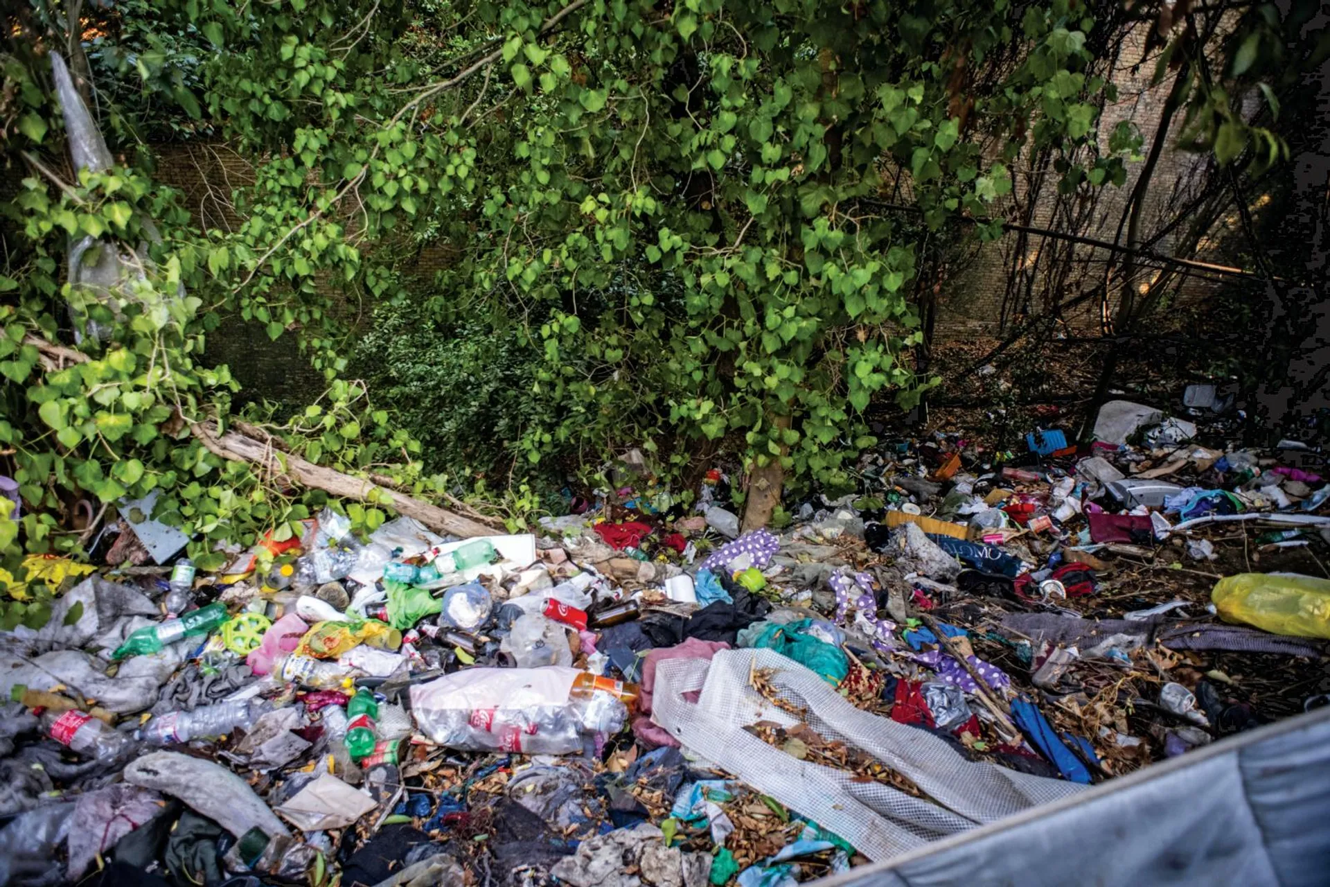 SCARTI D’ORO Una discarica abusiva. Secondo Legambiente, il traffico illecito di rifiuti in Italia muove circa 8,8 miliardi di euro all’anno