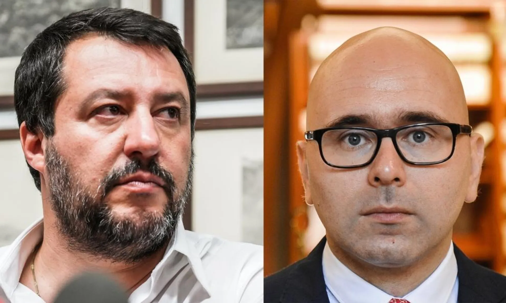 Matteo Salvini e Giulio Centemero