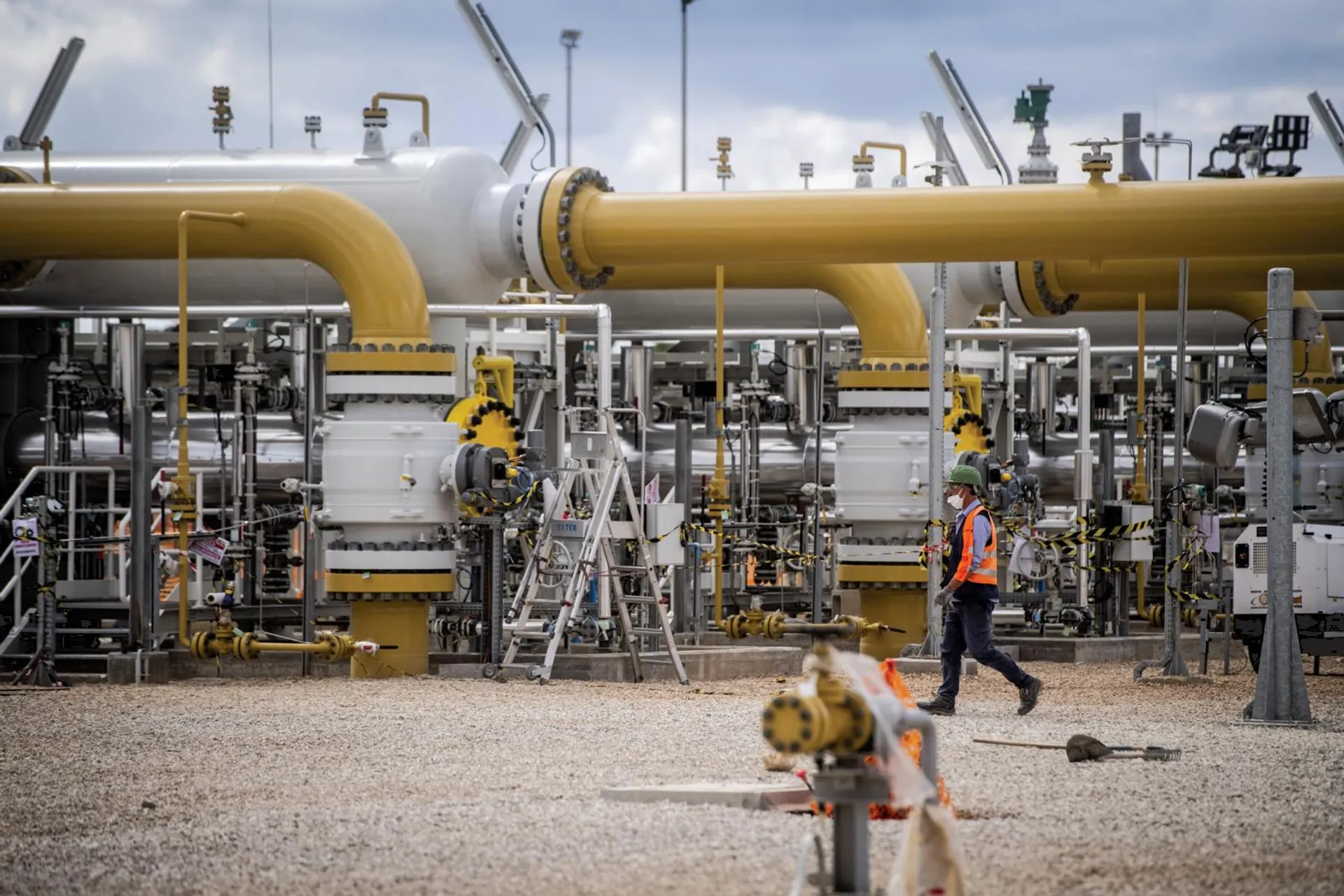 Cantiere del gasdotto Tap (Trans Adriatic pipeline) a Melendugno (Lecce) 