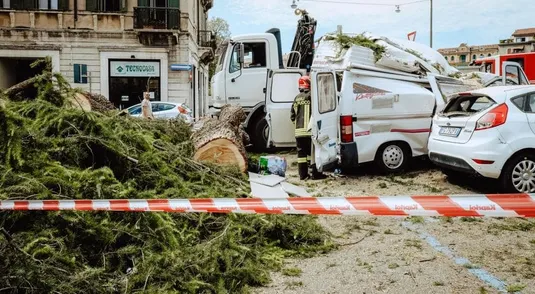 Il nubifragio su Verona del 23 agosto