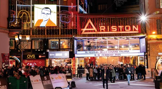 Il Teatro Ariston di Sanremo