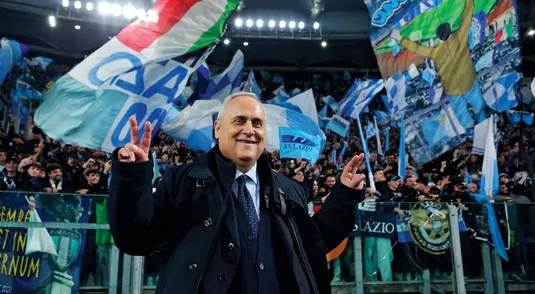 Claudio Lotito, presidente della Lazio, è senatore di Forza Italia