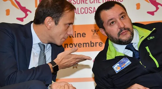 Il governatore leghista Massimiliano Fedriga con Matteo Salvini