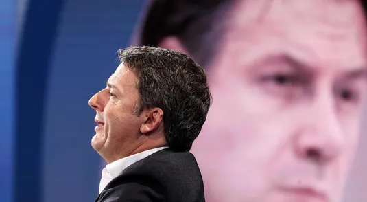 Leader of Italian party "Italia Viva", Matteo Renzi, attends the Raiuno Italian program "Porta a porta" conducted by Italian journalist Bruno Vespa, Rome, Italy, 19 November 2019. 
ANSA/RICCARDO ANTIMIANI