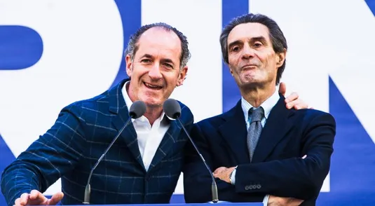 Luca Zaia e Attilio Fontana, governatori di Veneto e Lombardia