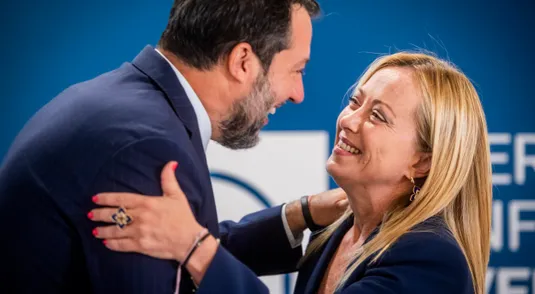 Matteo Salvini e Giorgia Meloni