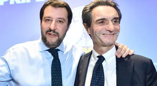 Matteo Salvini e Attilio Fontana