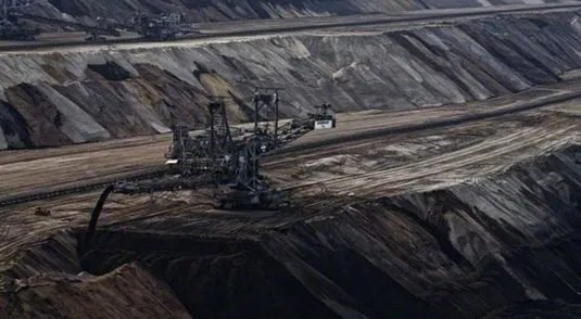 Una miniera di carbone in Westfalia, Germania
