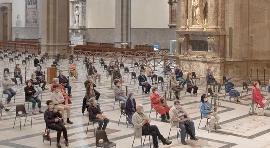 Messa nella cattedrale di Santa Maria del Fiore, Firenze