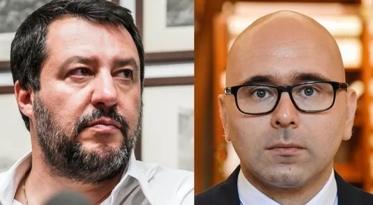 Matteo Salvini e Giulio Centemero