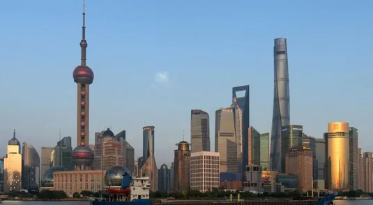 Una veduta di Shanghai 