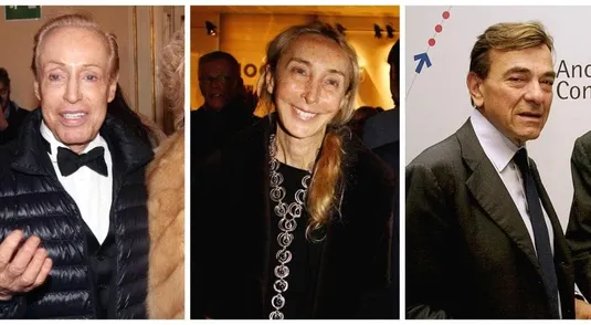 Da sinistra: Renato Balestra, Carla Sozzani, Giancarlo Boschetti