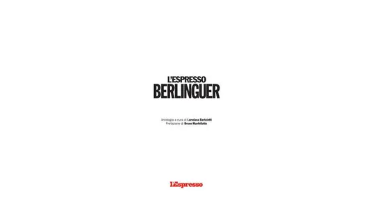 L'Espresso Berlinguer